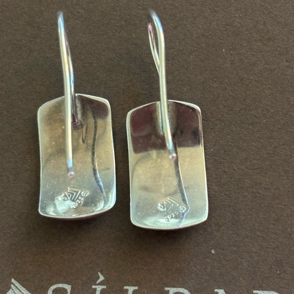 Silpada Sterling Silver Hammered Earrings W0991 - Picture 9 of 11